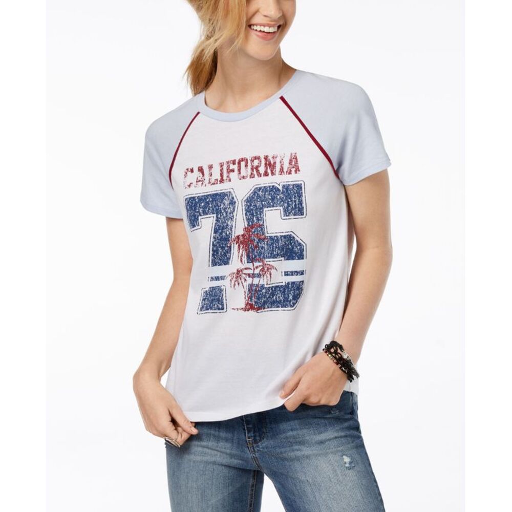 Rebellious One Juniors Cotton California Graphic T-Shirt